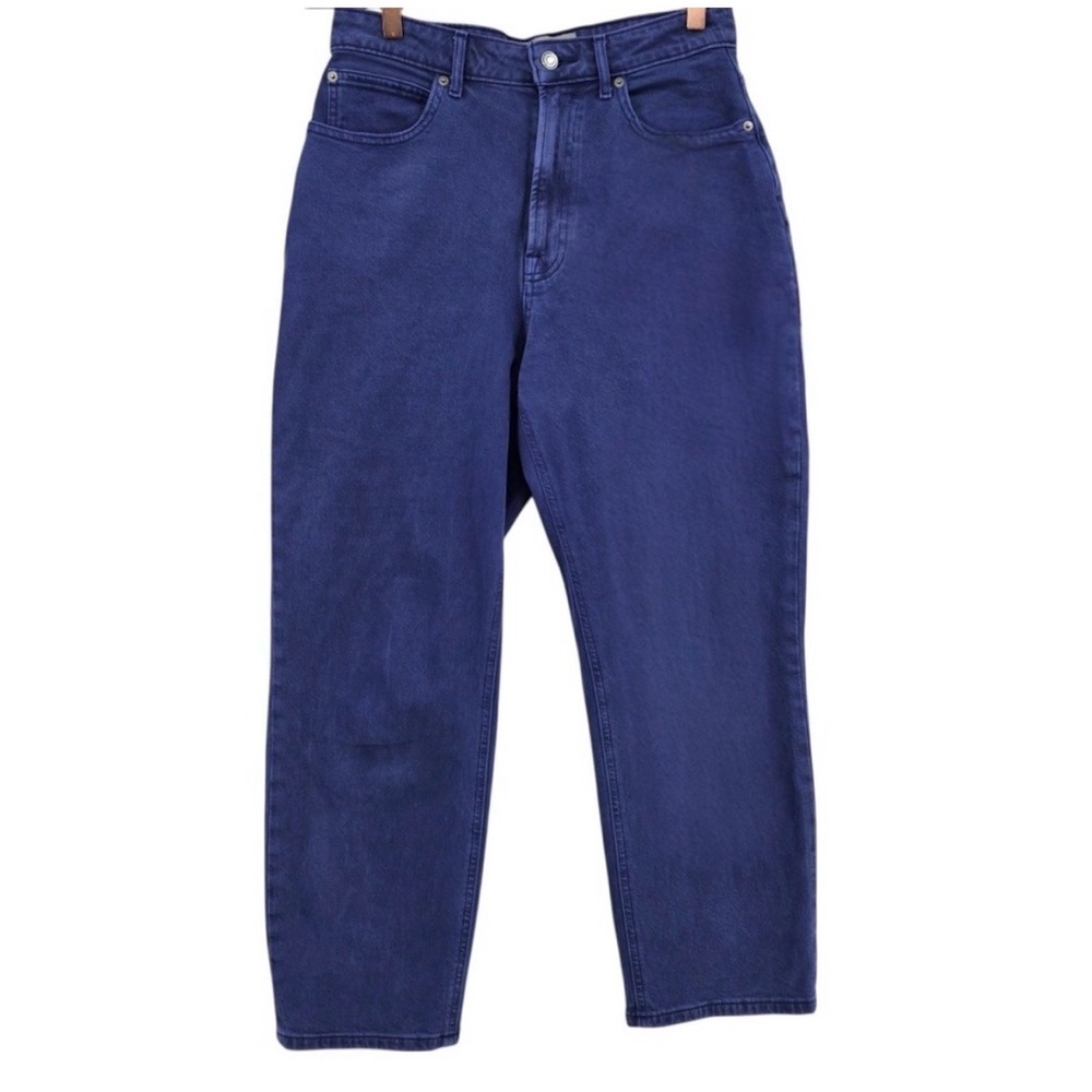 Everlane Womens 28 The Way High Curvy Jean Purple Blue